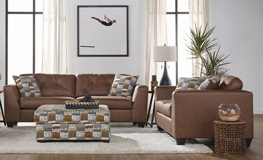 Mylo Timber Sofa & Loveseat